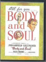 Body and Soul (1947) Front Cover DVD